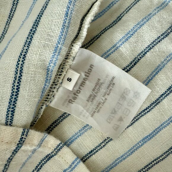 Reformation Linen Mini Dress - Size S - Picture 7 of 7